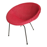 Satellite wicker armchair