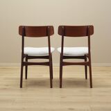 Ensemble de deux chaises en teck, design danois, années 1970, production : Danemark