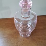 Art Deco pink glass carafe