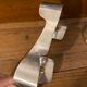 Candlestick candlestick design 1970 metal silver Saint Médard