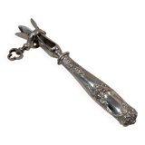 Some silver-plated handles, 950 Minerve, Rocaille style, Ravinet.