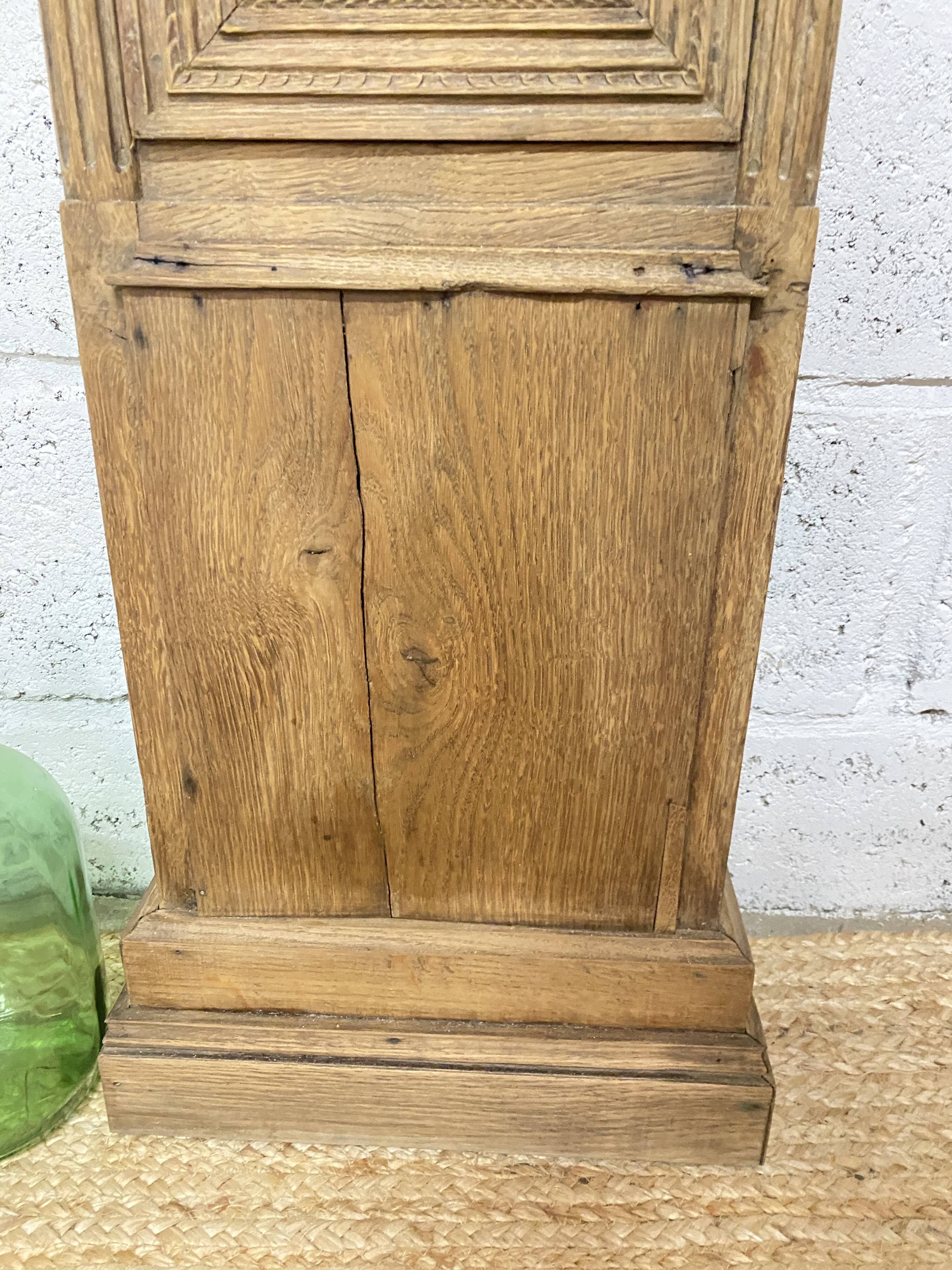 Small column storage unit - antique comtoise