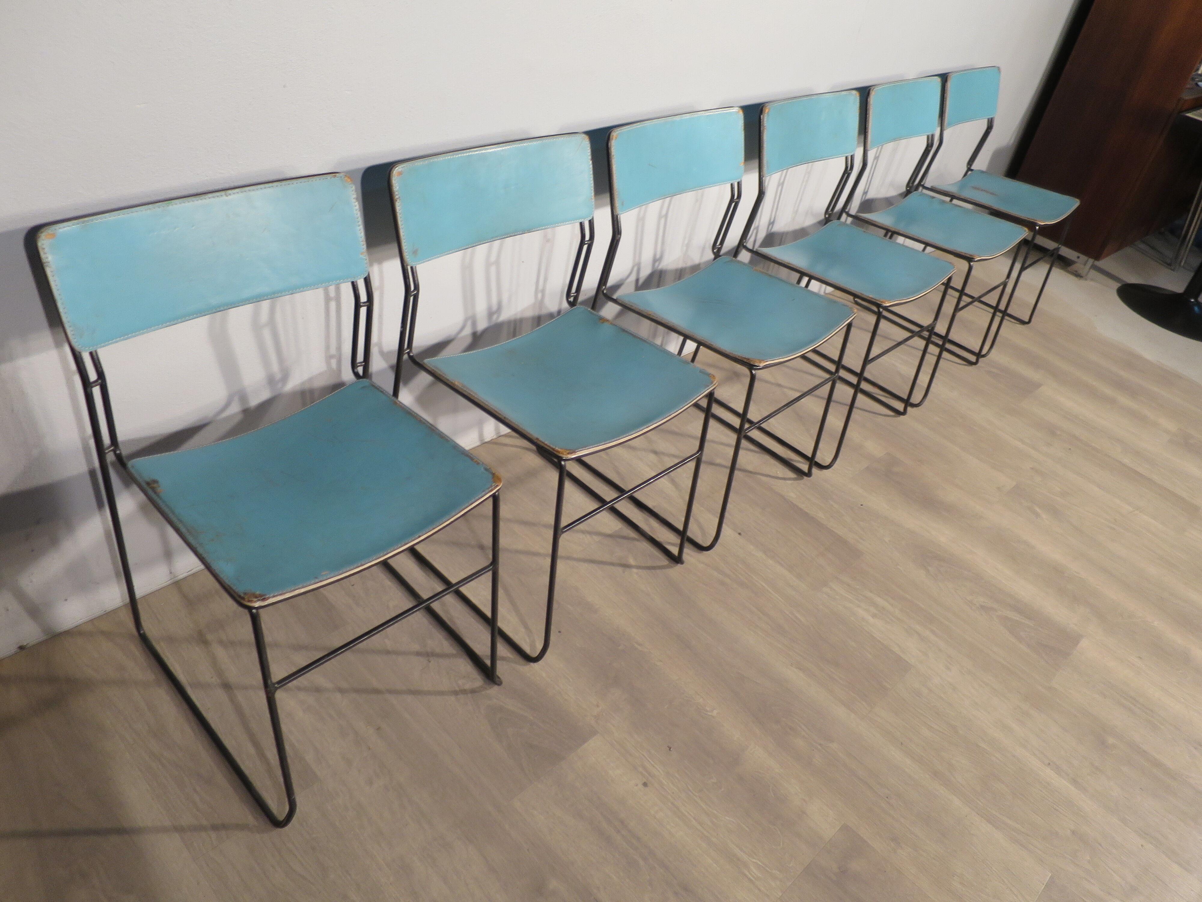 6 Sultana living room chairs by Arrben, Italy, 1970