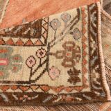 3x11 Red & Beige Oriental Vintage Runner Rug, 107x336Cm