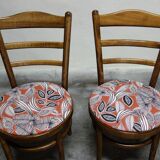 Paire de chaises bistro Baumann vintage