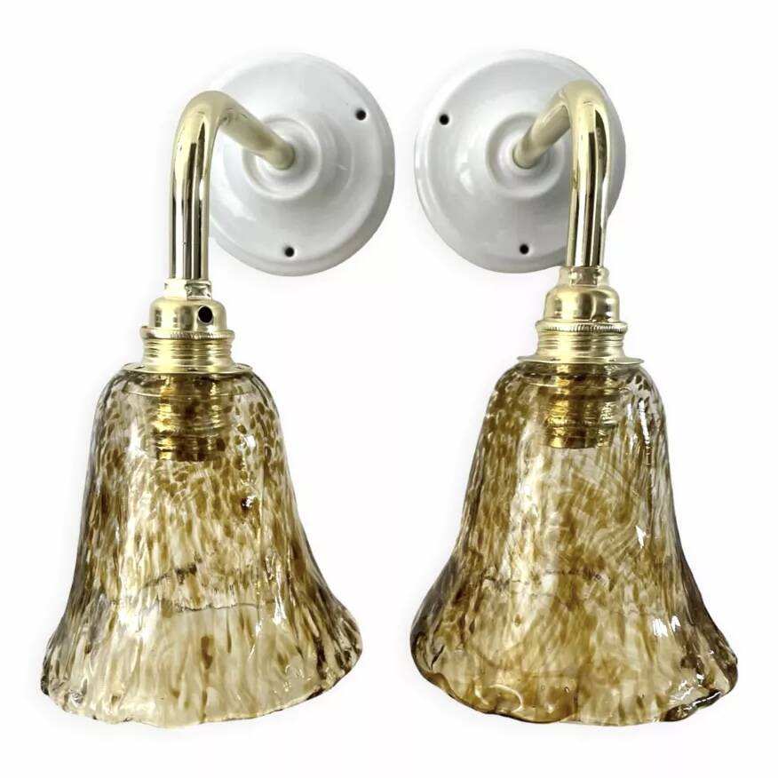 Pair of vintage wall lights