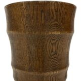 Vintage umbrella holder wooden basket storage 1960 minimalist design