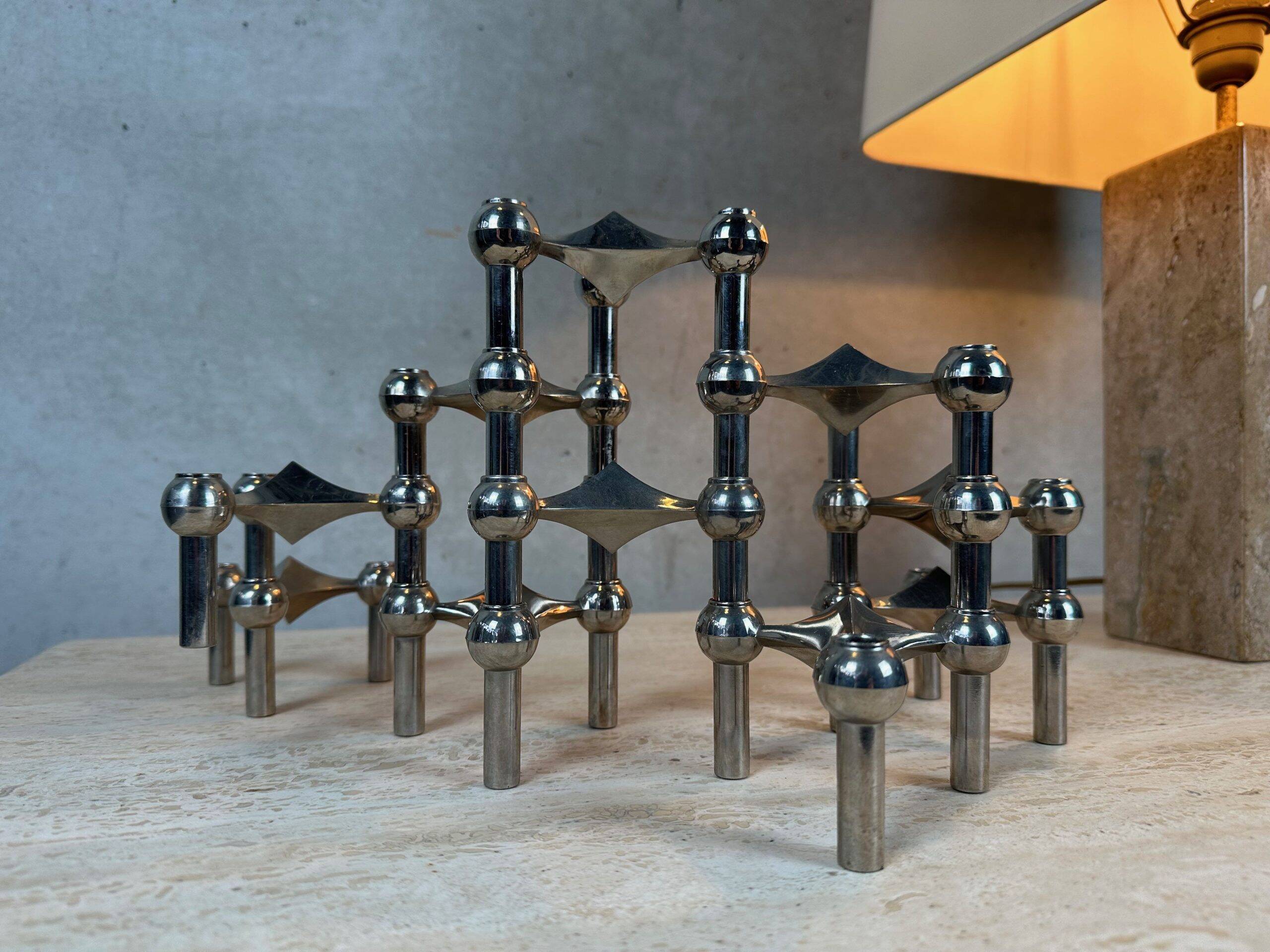 10x Vintage Design BMF Candleholder – Hans Nagel and Werner Stoff