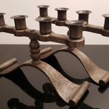 2 wrought iron chandeliers