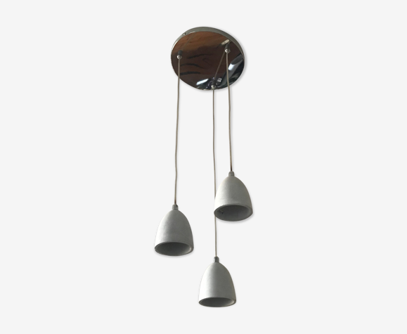 Concrete suspension three lamps