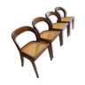 Four chairs baumann model sled