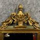 Louis XVI style mirror in gilded wood and lacquered wood circa 1900