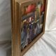 Oil painting signed canvas dimensions: height -32.5 cm - width 42 cm -