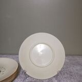 6 flat plates Gien Marly "birds of the forests"