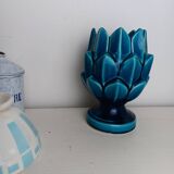 Artichoke Blue Turquoise Charolles pottery