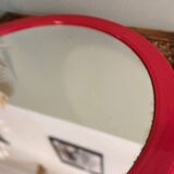 Vintage red mirror