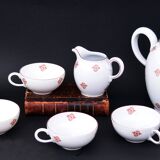 Vintage Volkstedt Germany Porcelain Tea & Caffee Set with Creamer and Sugar