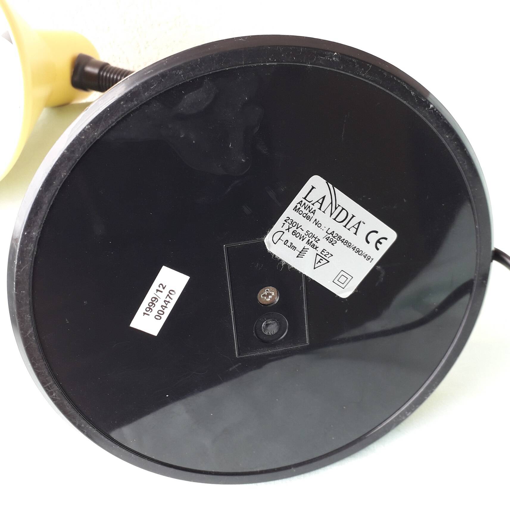 Yellow desk lamp