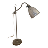 Vintage industrial workshop lamp – metal – 1950s/60s