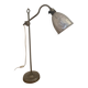 Industrial workshop lamp in metal, 1950s-60s.