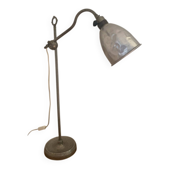 Vintage industrial workshop lamp – metal – 1950s/60s
