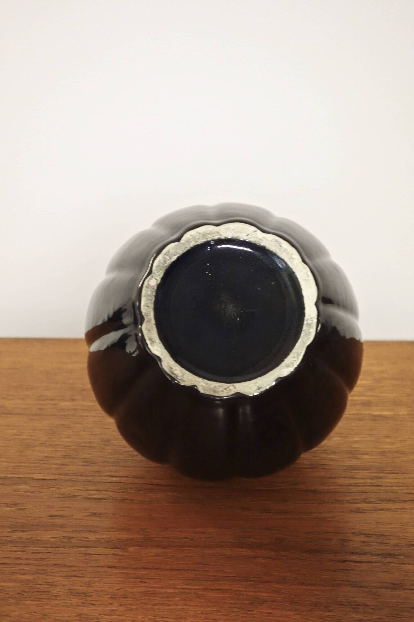 Art Deco Ball Vase by Saint Clément, France 1930's