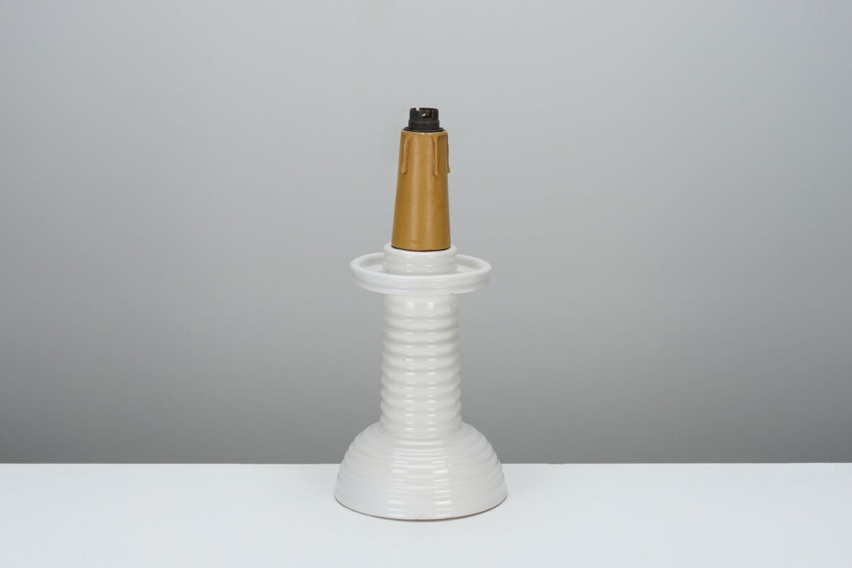 Ceramic lamp from the 50s to 1950s