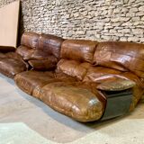 Pair of Marsala sofas, Michel Ducaroy for Ligne Roset 1970s