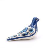 Blue and white folk bird from Mexico, 1970s