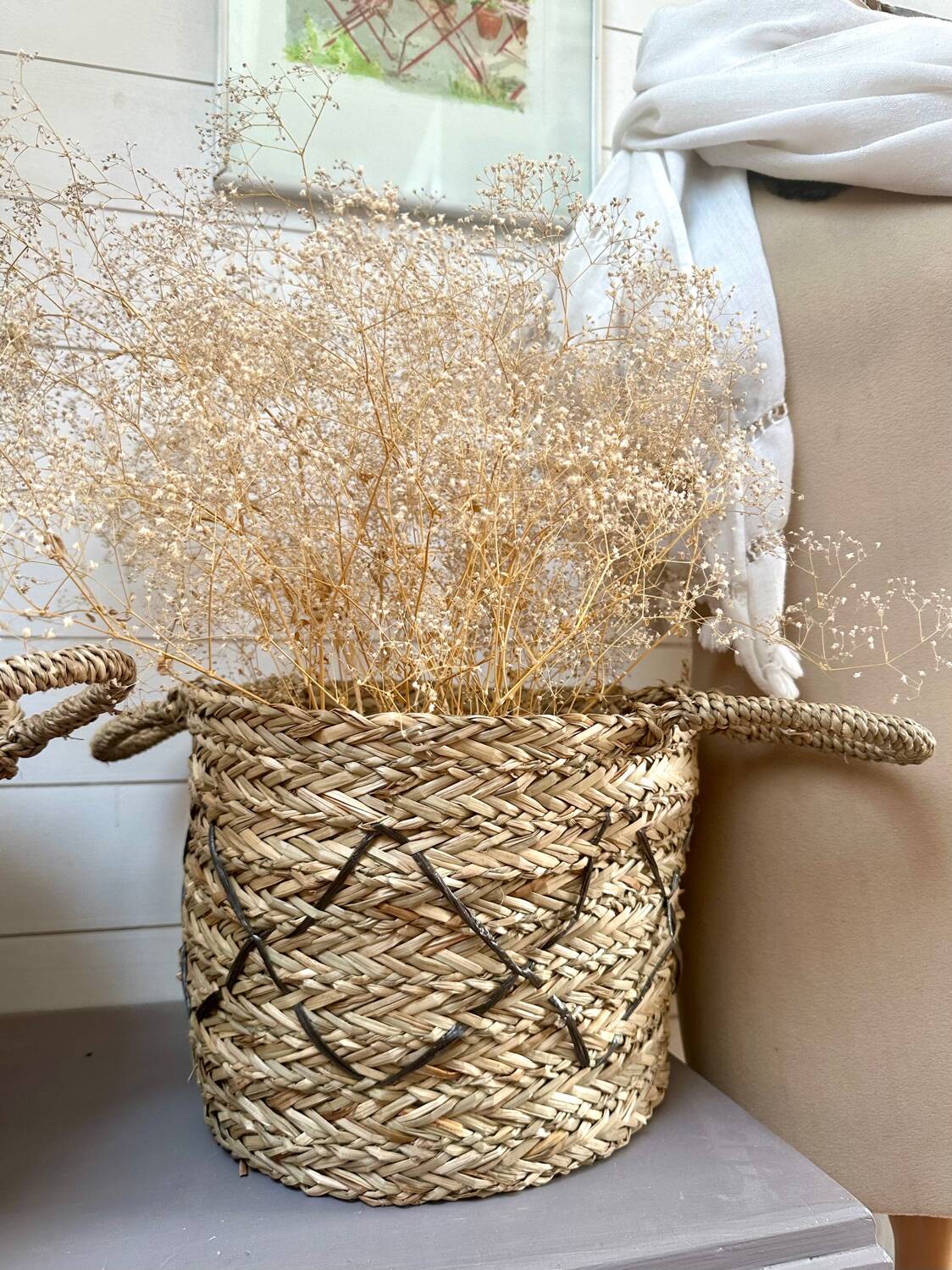 Lot of 3 old baskets