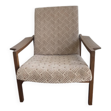 Chaise longue en teck