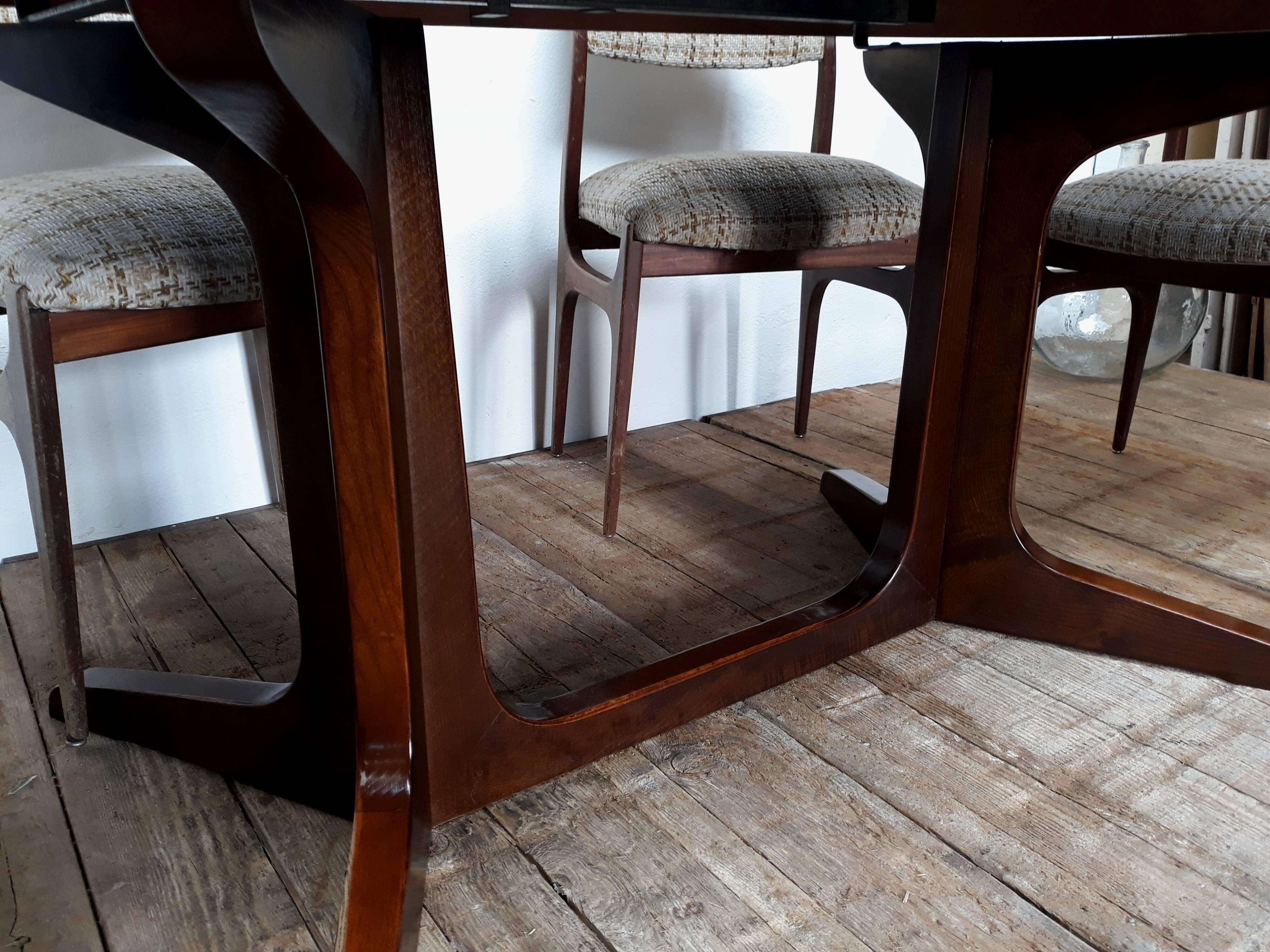 Table extensible vintage Baumann 1970