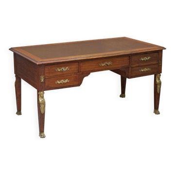 Rare Napoléon III French Empire Gilded Bronze Bureau