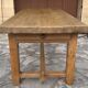 Solid oak farmhouse table
