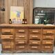 Antique haberdashery cabinet in oak
