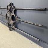 Vintage brutalist wall sculpture, 1970s