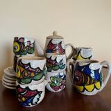 60s ceramic coffee set