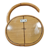Bathroom wicker hooks and towel holder