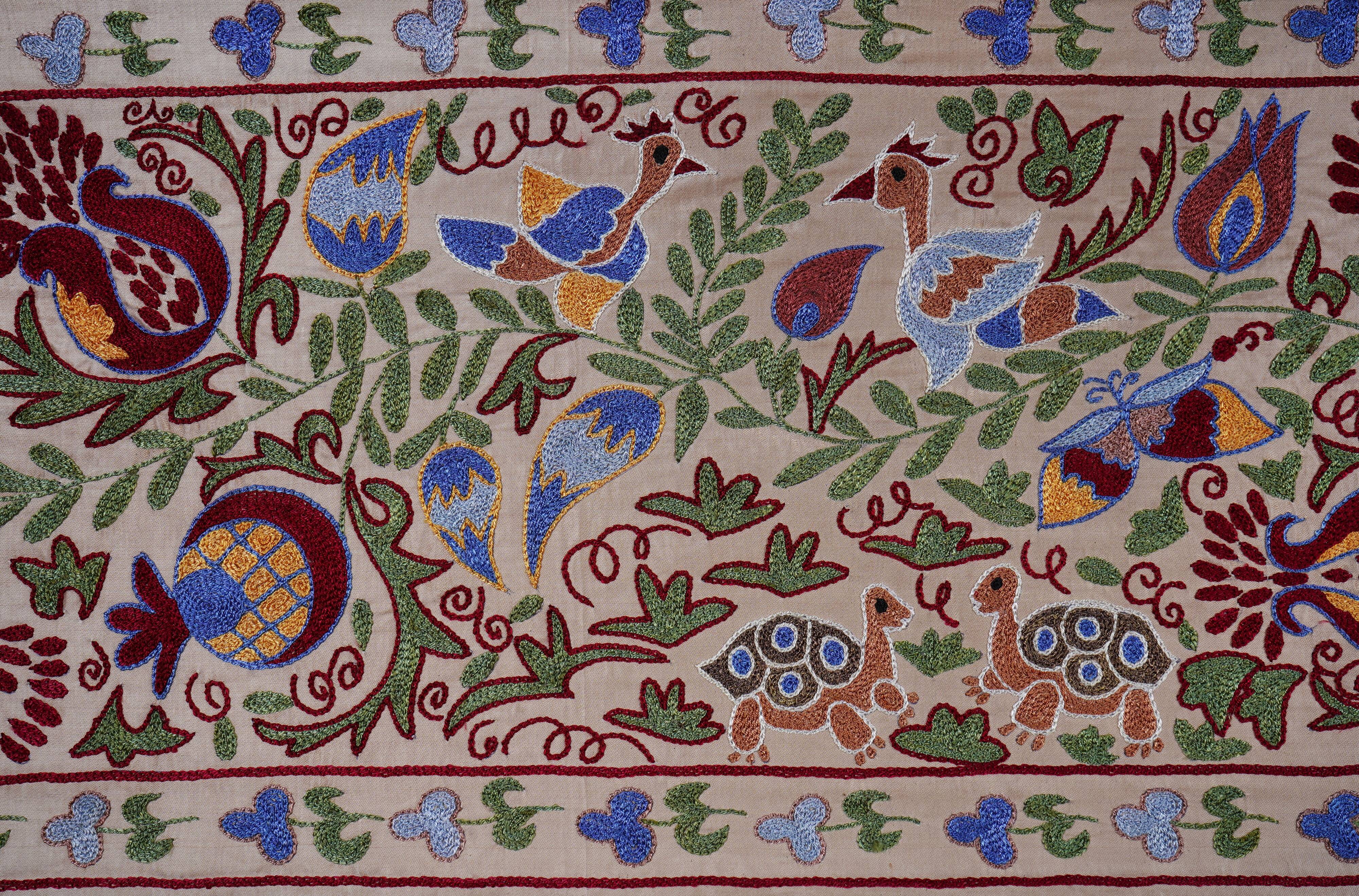 Hand-knotted rug, vintage Turkish rug 53x190 cm