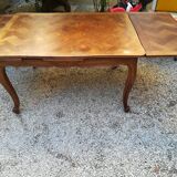 Louis XV-style oak extension table