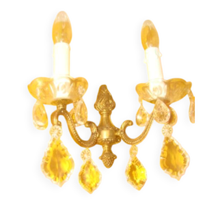Applique bronze et cristal - bras