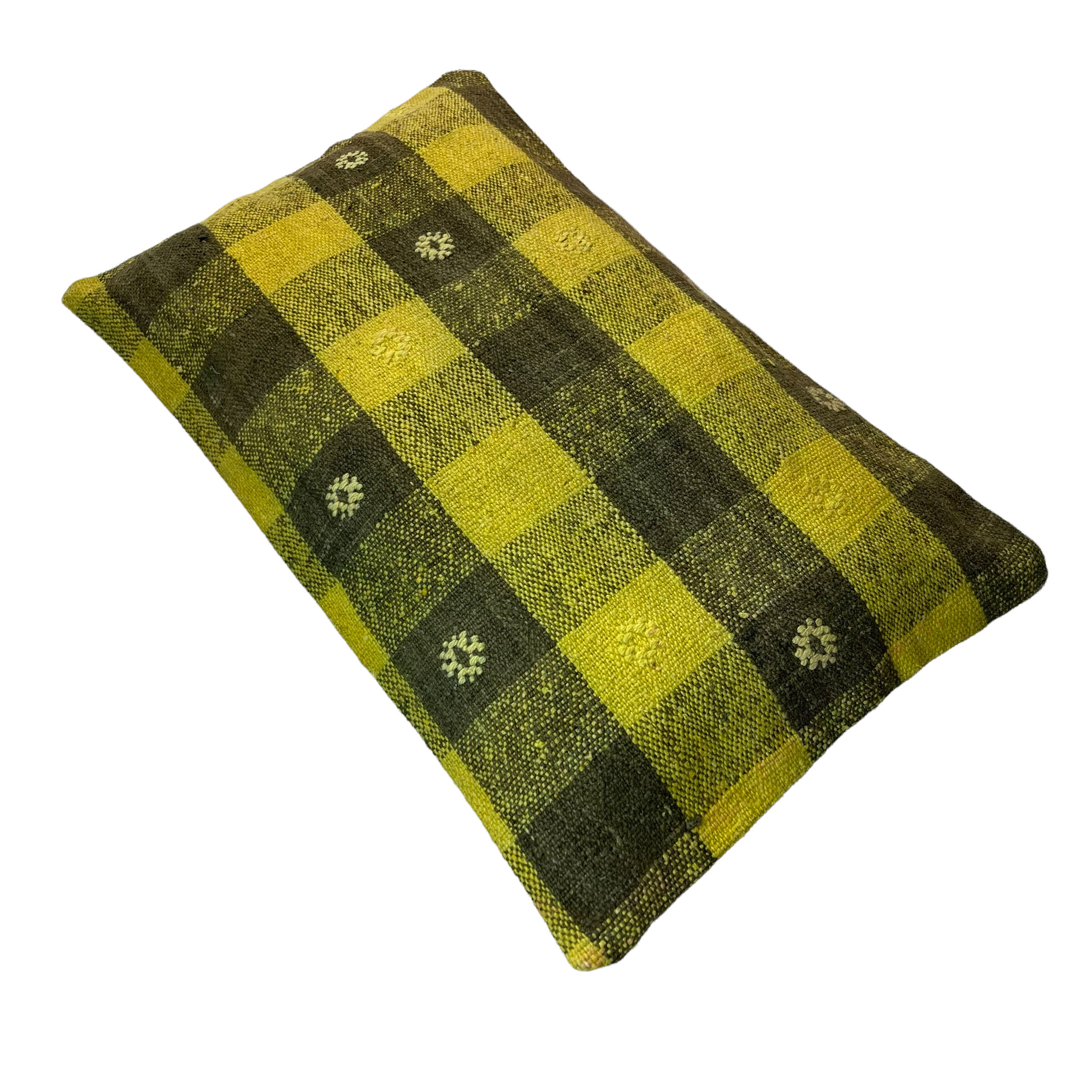 Vintage turkish kilim cushion cover, 30 x 50 cm