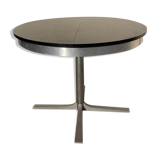 Round dining table with extension cord