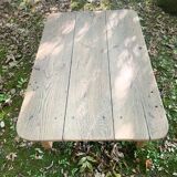 Table basse de ferme en chêne massif