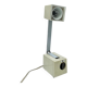 Vintage Telescopic Table Lamp Kreo Lite Model Na 270, in White Plastic and Metal