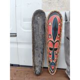 3 wooden masks from Africa