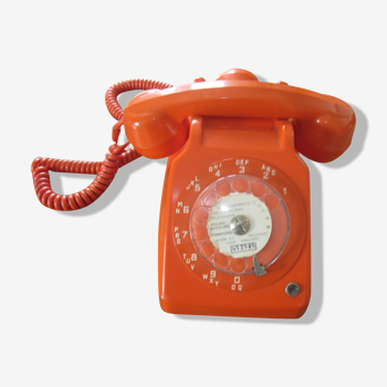 Telephone orange vintage