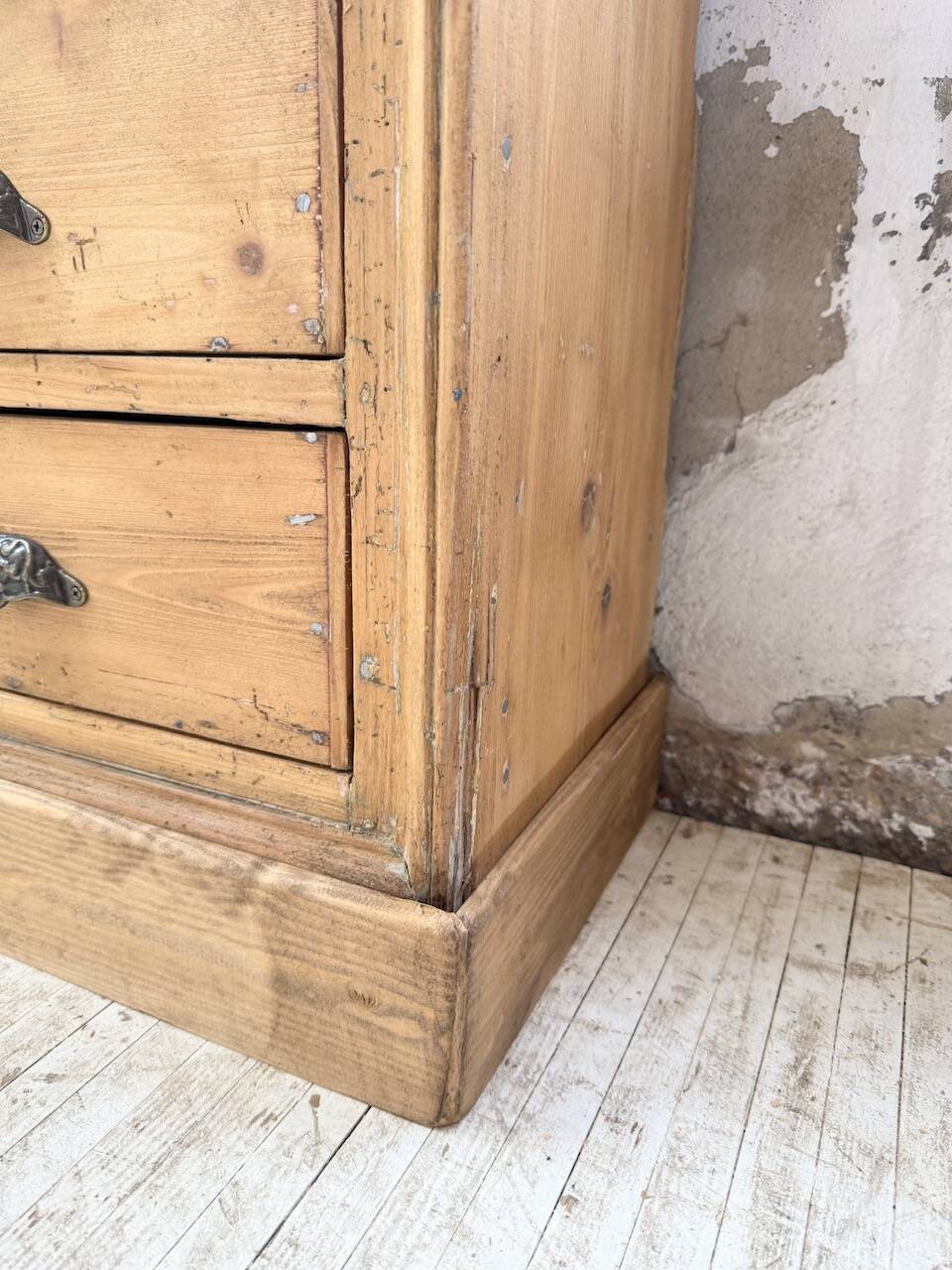 Pine craft cabinet with drawers