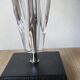 Lampe moderniste cristal Daum