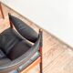 Ensemble danoise avec fauteuil, repose-pieds et table par Kristian Vedel